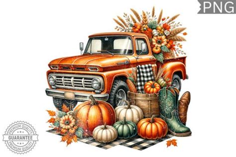 Howdy Fall Truck Sublimation Design Graphic By Fokira Creative Fabrica