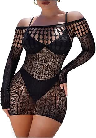 Sexy Lingerie Sexy See Through Jumpsuit Hollowed Out Fishing Net