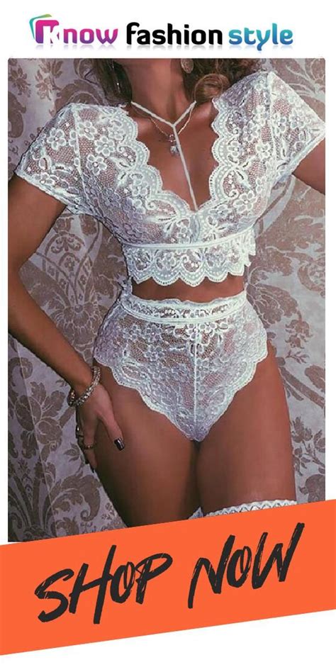 Fashion Sexy Solid See Through Lingerie White S Artofit