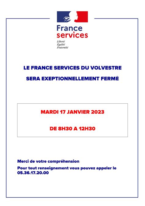 Fermeture Exceptionnelle France Services Communaut De Communes Du