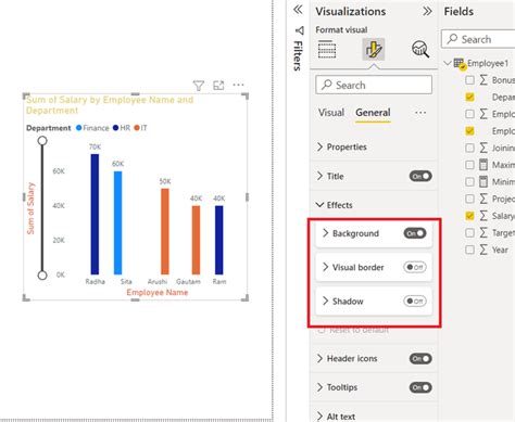 Power Bi Format Clustered Column Chart Geeksforgeeks