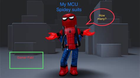 Rating All My Mcu Spidey Suits In Roblox Youtube