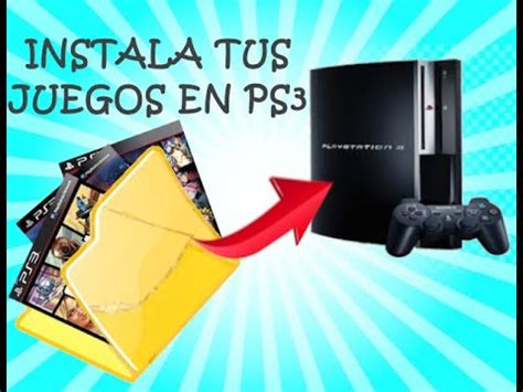 PS3 Como INSTALAR JUEGOS FORMATO CARPETA HFW 4 87 Y HEN Paso A Paso