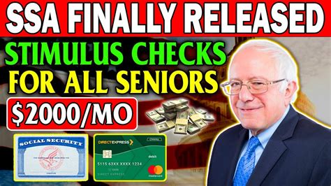 SSA Finally Released 2000 Mo Stimulus Checks For Social Security SSI