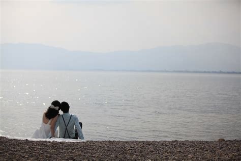 Free Images Beach Sea Sand Ocean Horizon Morning Shore Lake Love Romantic Wedding