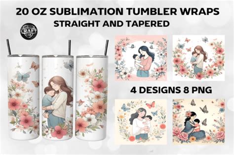 Mother S Day Tumbler Wrap Oz Skinny Graphic By Lazycraftlab