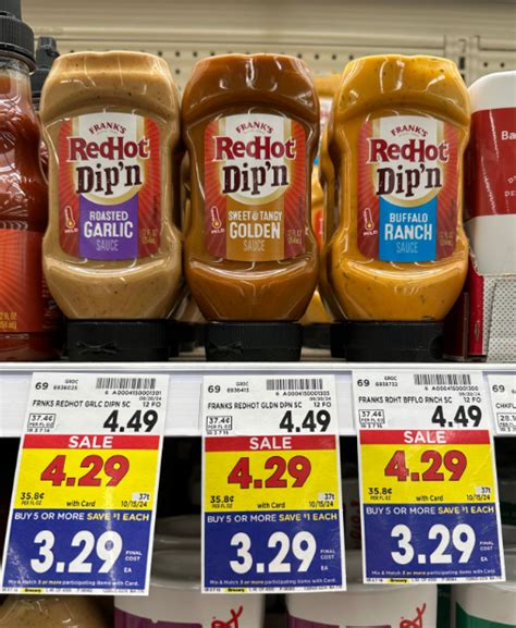 Frank S Red Hot Dip N Sauce As Low As 2 24 Kroger Krazy