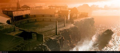 Fantasy landscape, Location inspiration, Gladiator arena