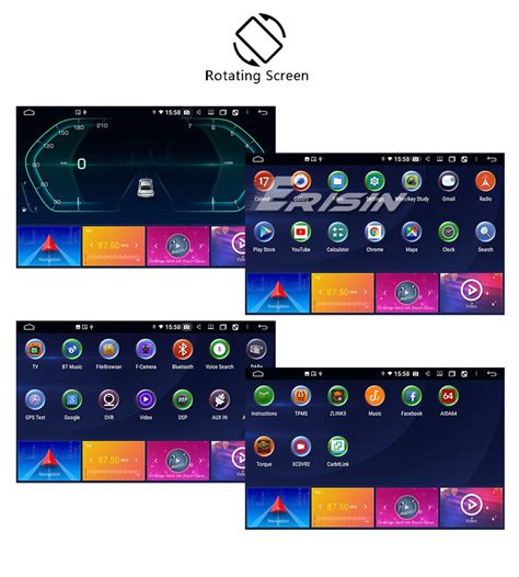 Erisin Es T Kern Univeral Android Double Din Rotatable