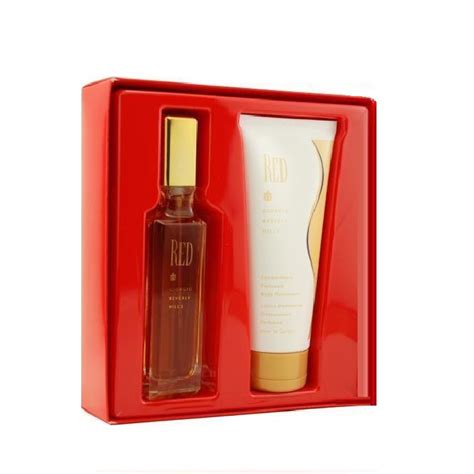 Red Perfume Gift Set for Women - 3.0oz Eau De Toilette spray, and 6.7oz ...