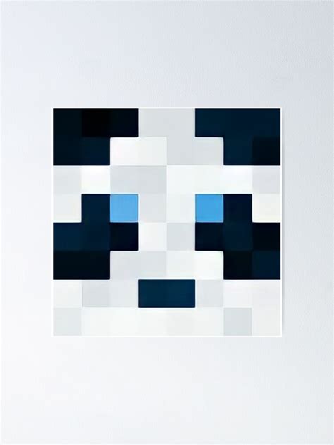 Minecraft Panda Face Poster By KPuneet Redbubble