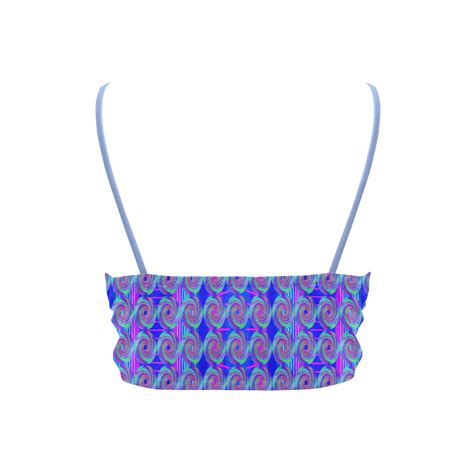 Spinning Wheels Crop Bikini Top Model S ID D