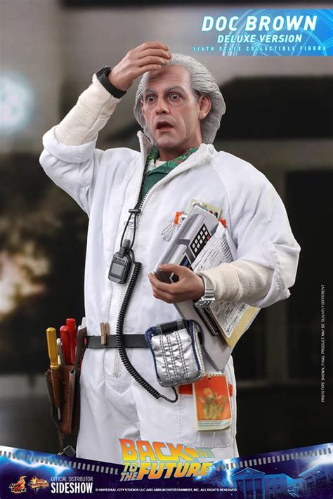 Doc Brown Deluxe Version Sixth Scale Figure By Hot Toys Egyfigures