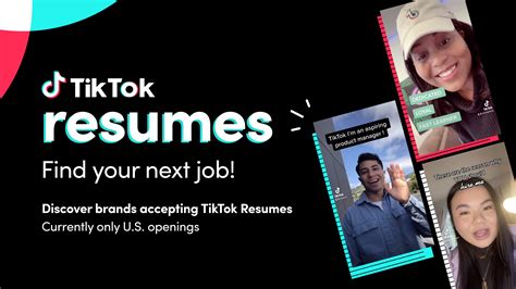 Find A Job With Tiktok Resumes Tiktok Newsroom