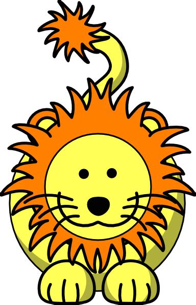 Cartoon Lion Clipart Clipart Best