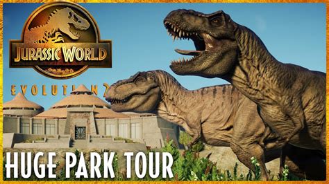 Massive Park Full Of Our Favorite Dinosaurs Jurassic World Evolution