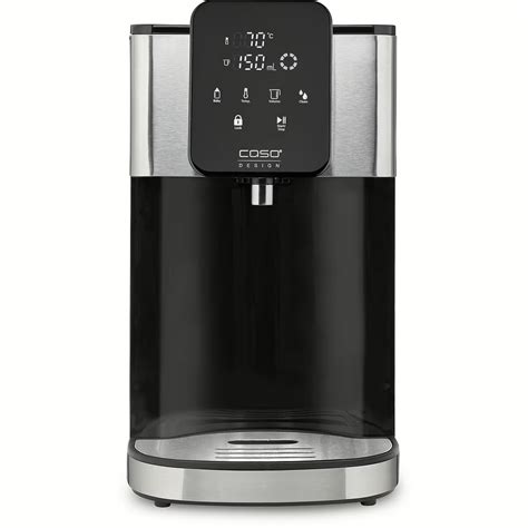 Caso Turbo Hot Water Dispenser Black Stainless Steel