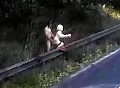 Video Shows Naked Man With Blow Up Doll Next To Motorway Hard Shoulder Daily Record