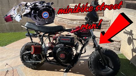 Quick Predator 212 Minibike Street Run Stage 4 65Mph YouTube