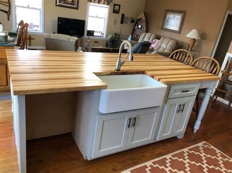 Hickory Butcher Block Countertop Etsy