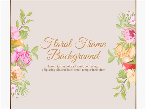 Wedding Banner Background Floral Vector Graphic by lukasdediz ...