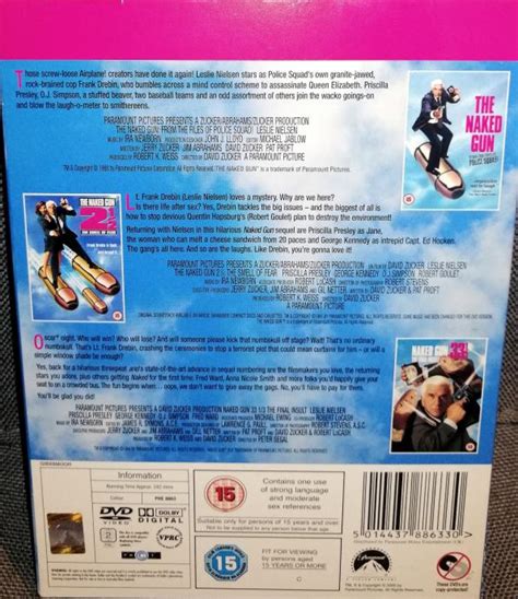 Gola Pi Tola Trilogija Naked Gun Trilogy X Dvd Leslie Nielsen