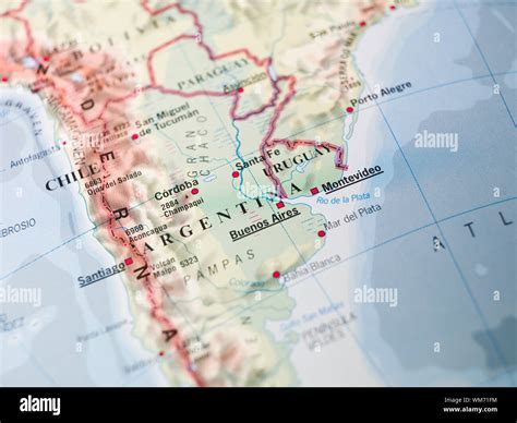 Mapa De Argentina Y Uruguay Fotograf A De Stock Alamy