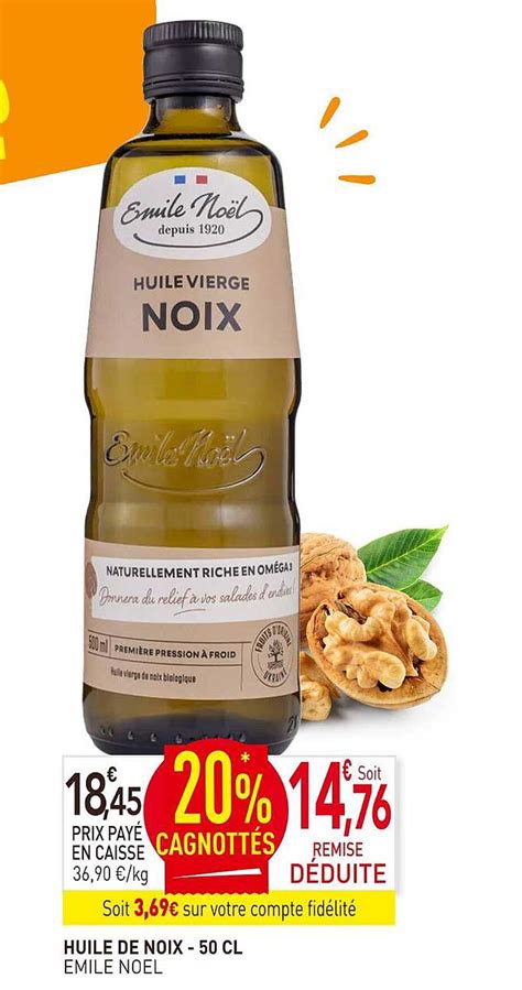 Promo Huile De Noix émile Noël 50 Cl chez NaturéO iCatalogue fr