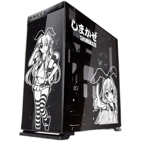 Kantai Collection Shimakaze Anime Stickers For Pc Case Cartoon Deocr