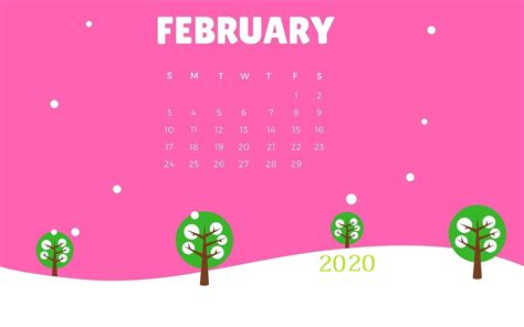 🔥 [20+] February 2020 Calendar Wallpapers | WallpaperSafari