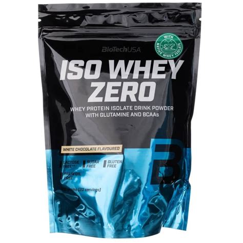 BioTech USA Iso Whey Zero Biała czekolada 500 g Medpak