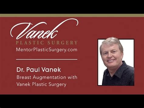 Paul Vanek Md Breast Augmentation With Vanek Plastic Surgery Youtube