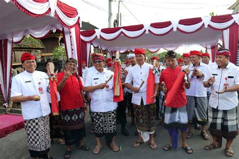 Wujudkan Pelestarian Seni Dan Budaya Bupati Tabanan Dukung Pagelaran