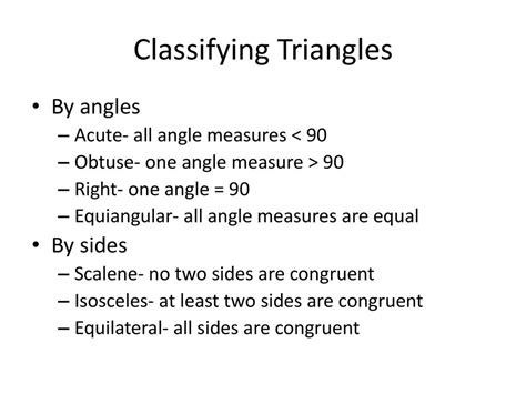 Classifying Triangles Ppt Download