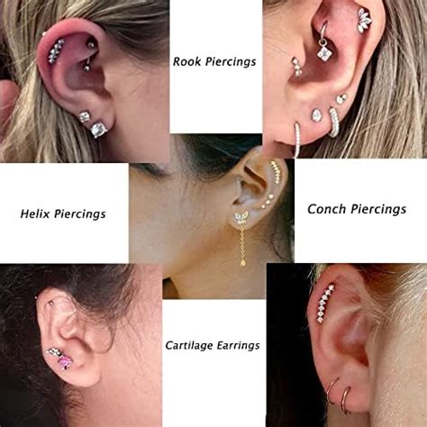 Cartilage Chain Earrings Tumblr