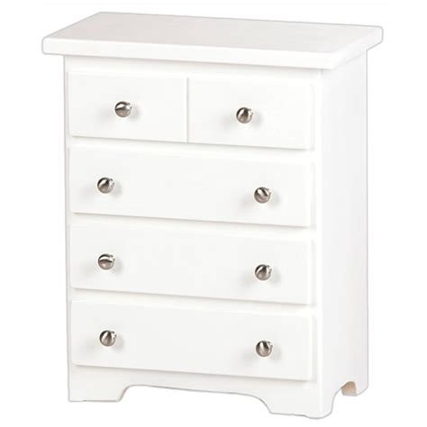 White Chest of Drawers - Shields Childcare Supplies