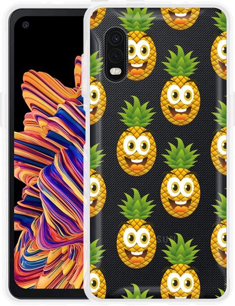 Samsung Galaxy Xcover Pro Hoesje Happy Ananas Designed By Cazy Bol