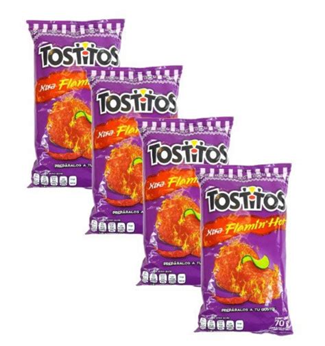 Tostitos Xtra Flamin Hot Mexican Chips Sabritas BAGS G Etsy