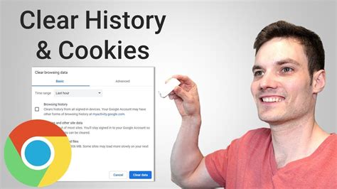 How To Clear Chrome Browser History And Cookies On Computer Youtube