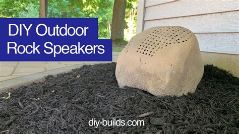 Diy Outdoor Rock Speakers Made With Fiberglass Bluetooth And Apple