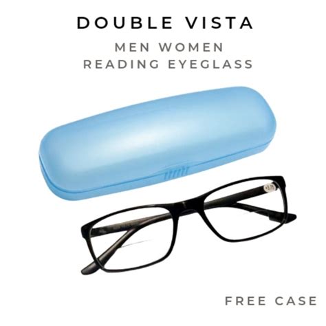 M Double Vista Bifocal Lens Reading Glasses Lightweight Replaceable