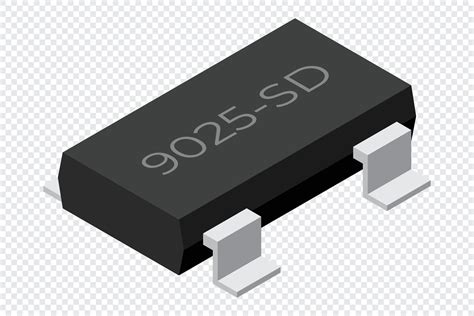 Transistor Electronic Component Transistor Icon Isometric Transistor