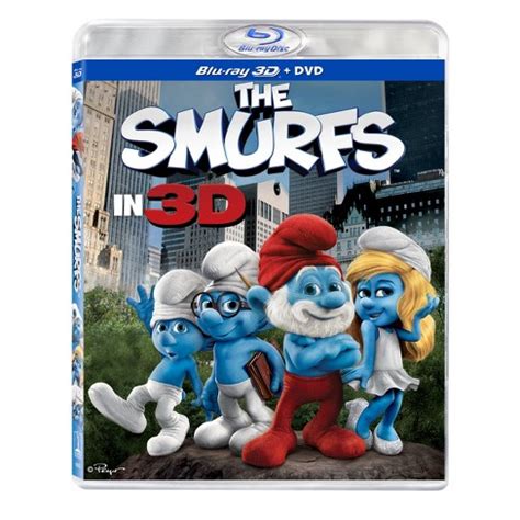 The Smurfs In 3d (3d + 2d) (blu-ray + Dvd + Digital) : Target