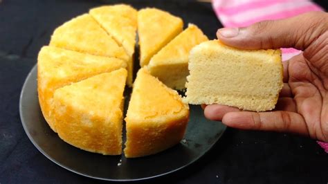 Steamed Condensed Milk Cake Soft Fluffy Cake No Mixer No Oven