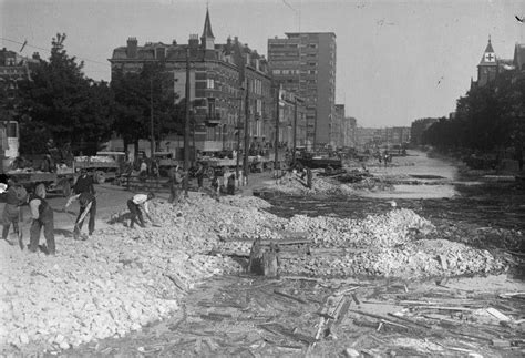 Rotterdam Van Toen On Instagram Het Dempen Van De Schie 1940