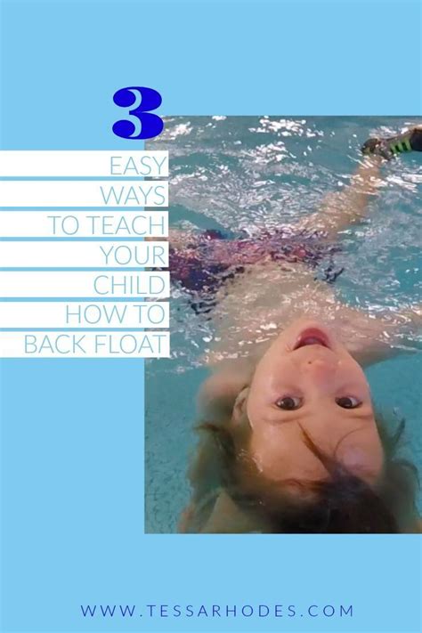 Back Float Teach Your Child Or Swim Student How To Back Float