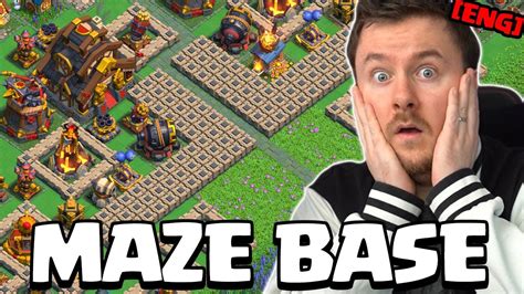 How To Beat The Labyrinth Base In The Clan Capital In Clash Of Clans Youtube