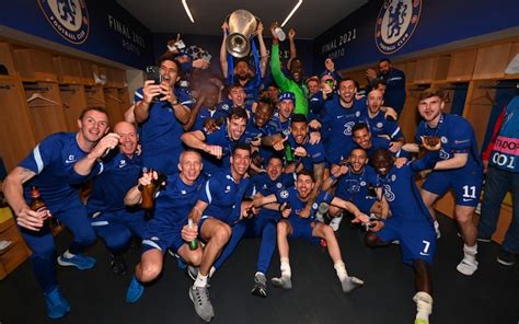 Inside Chelsea's dressing room celebrations after Champions League ...