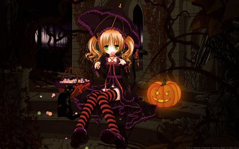 Halloween Anime Wallpaper - WallpaperSafari