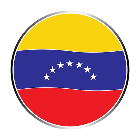 Bandera del país de venezuela Vector Premium